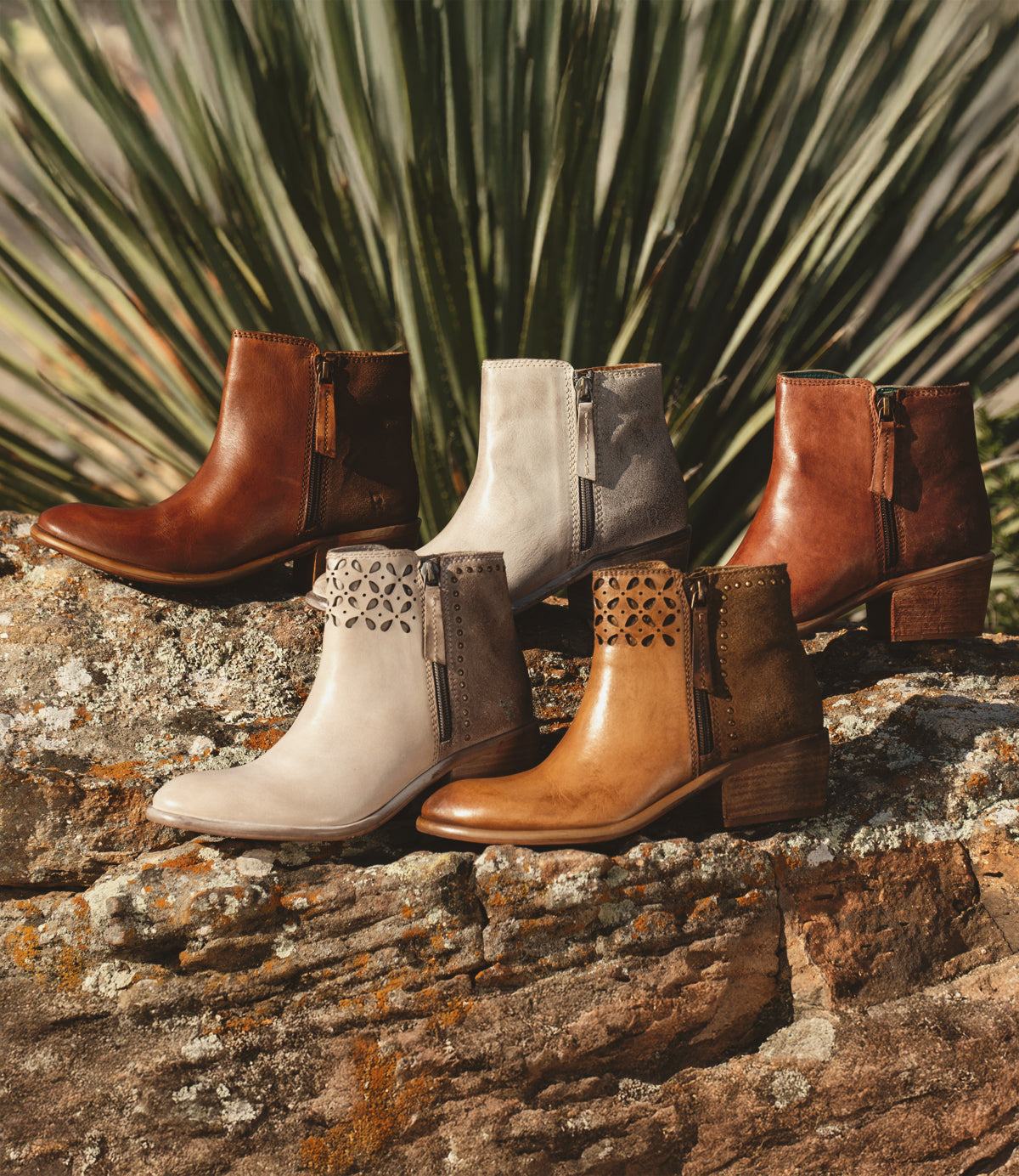 Elegant Brown Leather Ankle Boots Brown Leather Ankle Boots With Pointed Toe | The Downtown  main image 3