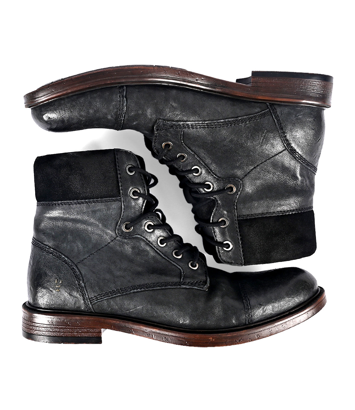 ROAN EUC MENS SZ 10.5 LEATHER ATLAS OXFORD CHUKKA BOOTS Old Row Oiled Saddle Leather Chukka Boots - Cigar | Martin  main image 4
